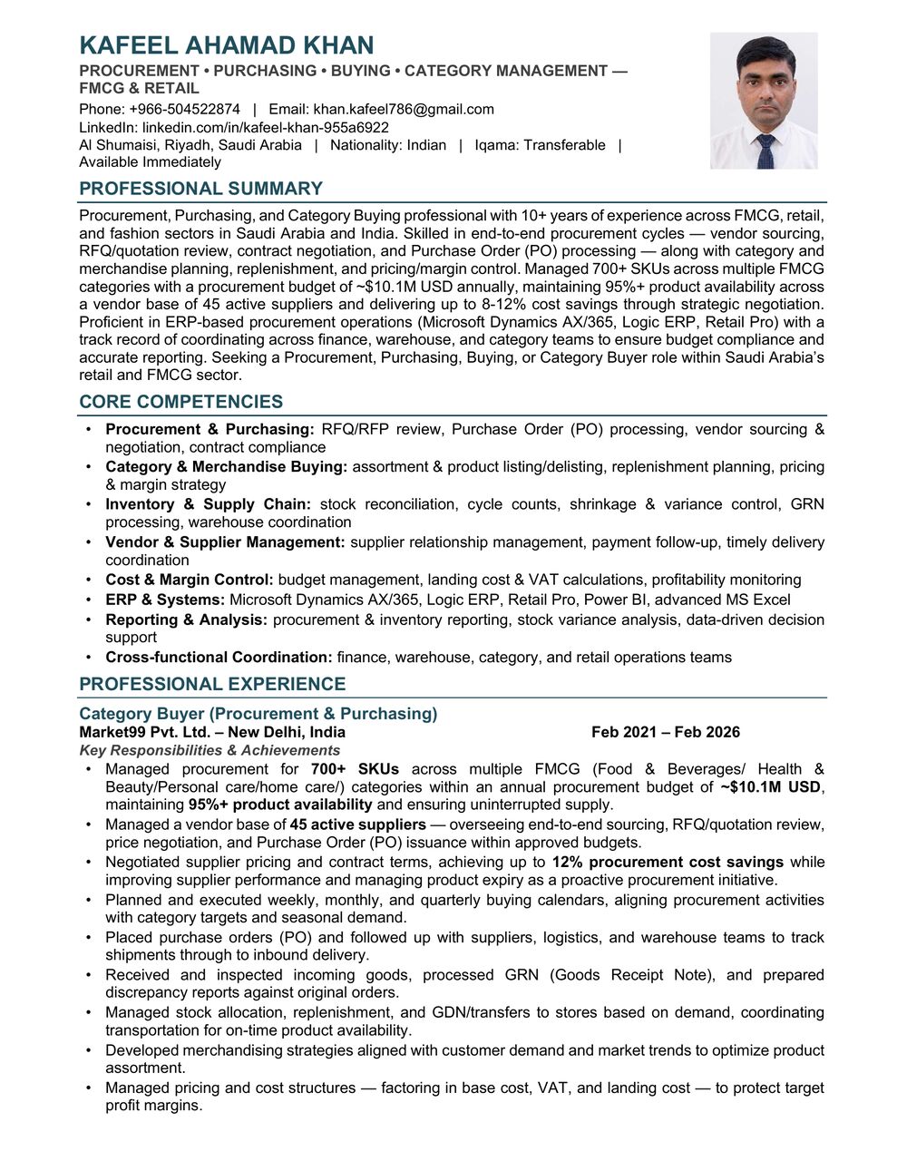 Al Shemaysi, Job Seekers, Category Buyer, Purchase, Procurement- FMCG Retail Store