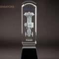 Premium Subsurface Laser Engraving For Crystal Keepsakes