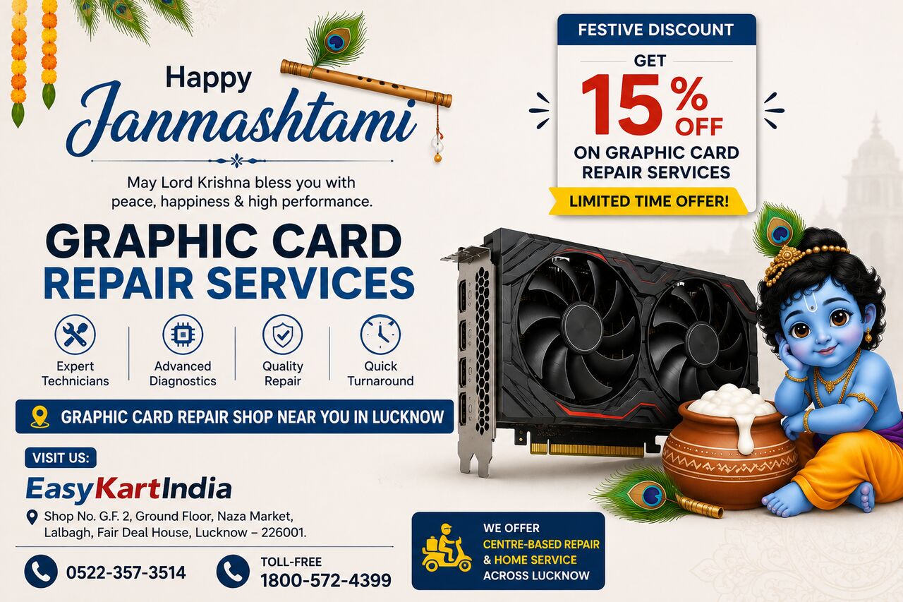 New Delhi, Electronics, INR 250,  Graphic Card Repair Shop In Hazratganj: Local Repair Services In Lucknow