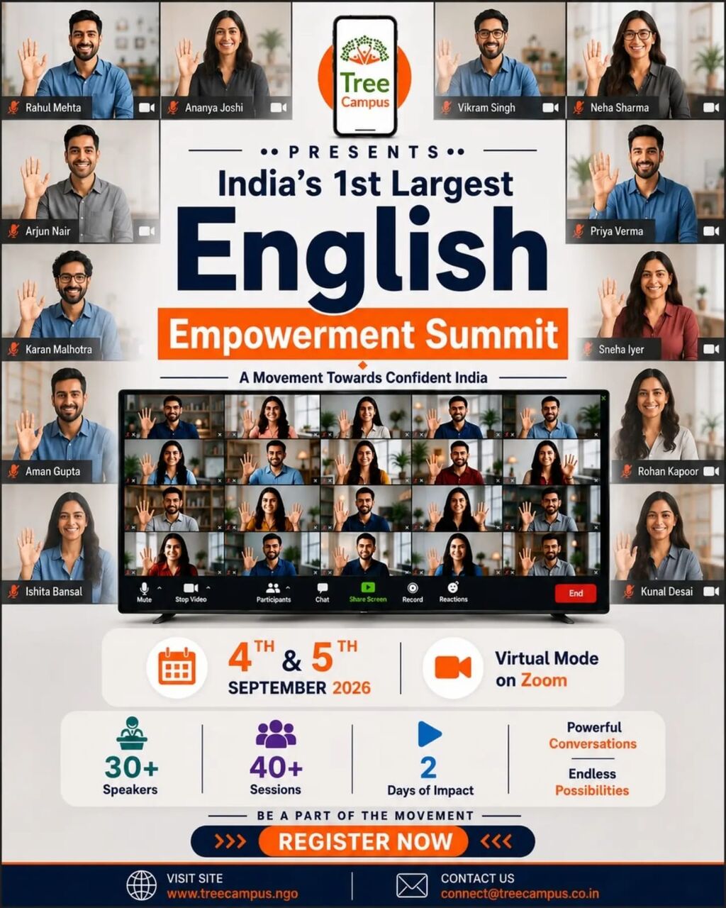 Faridabad, Event Planning, Treecampus English Empowerment Summit 2026
