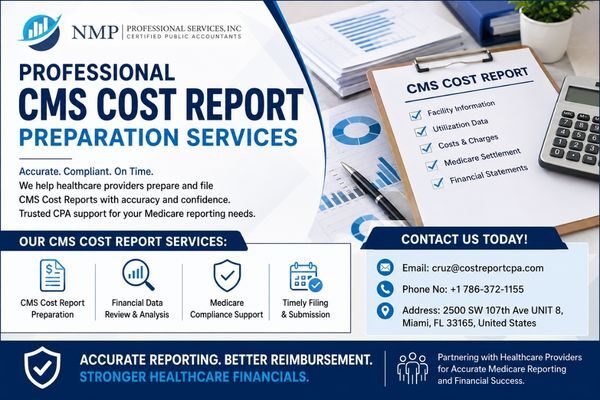 New York, Health, Professional CMS Cost Report Services