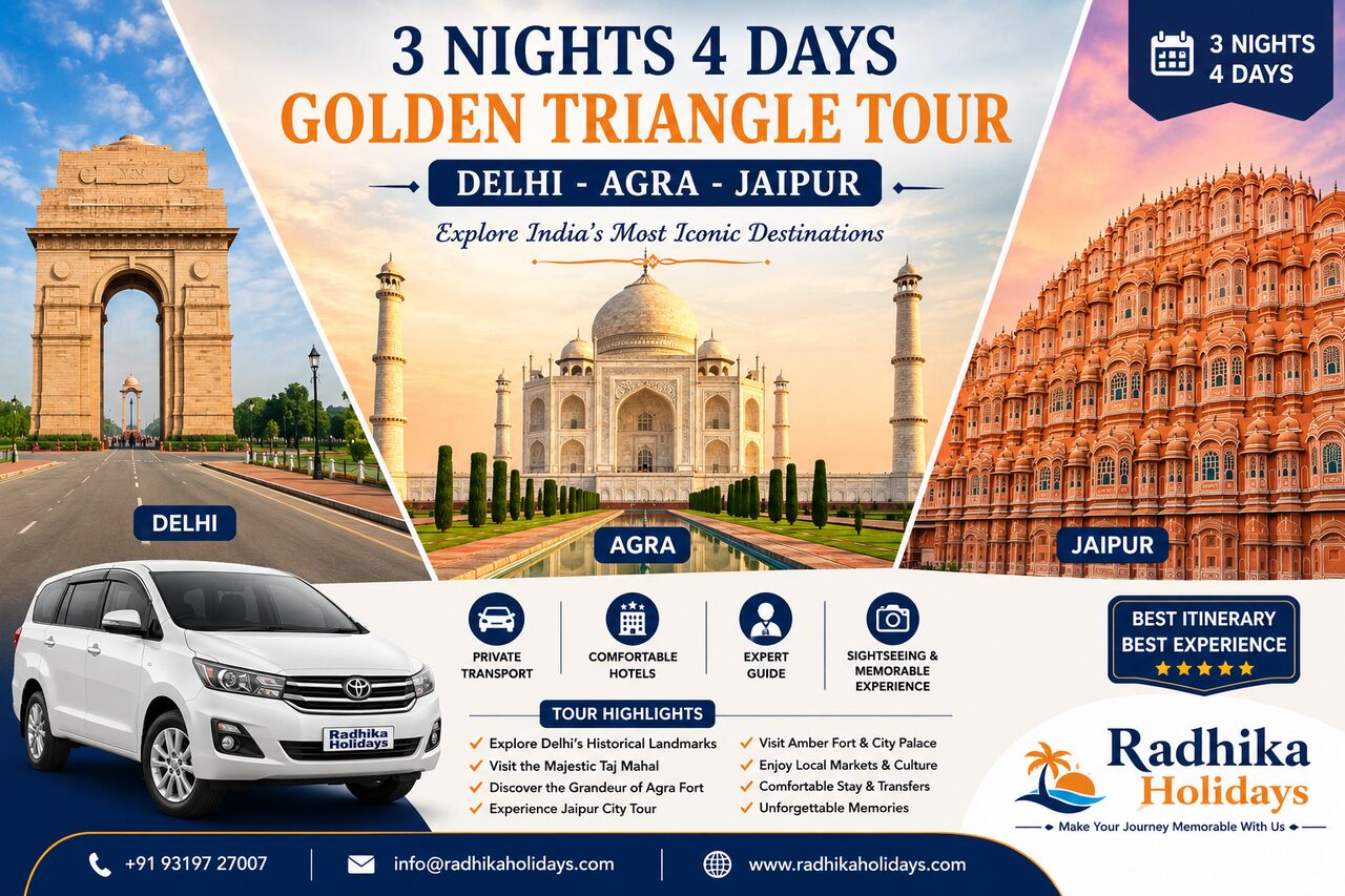 Lucknow, Travel, 3 Nights 4 Days Golden Triangle Tour