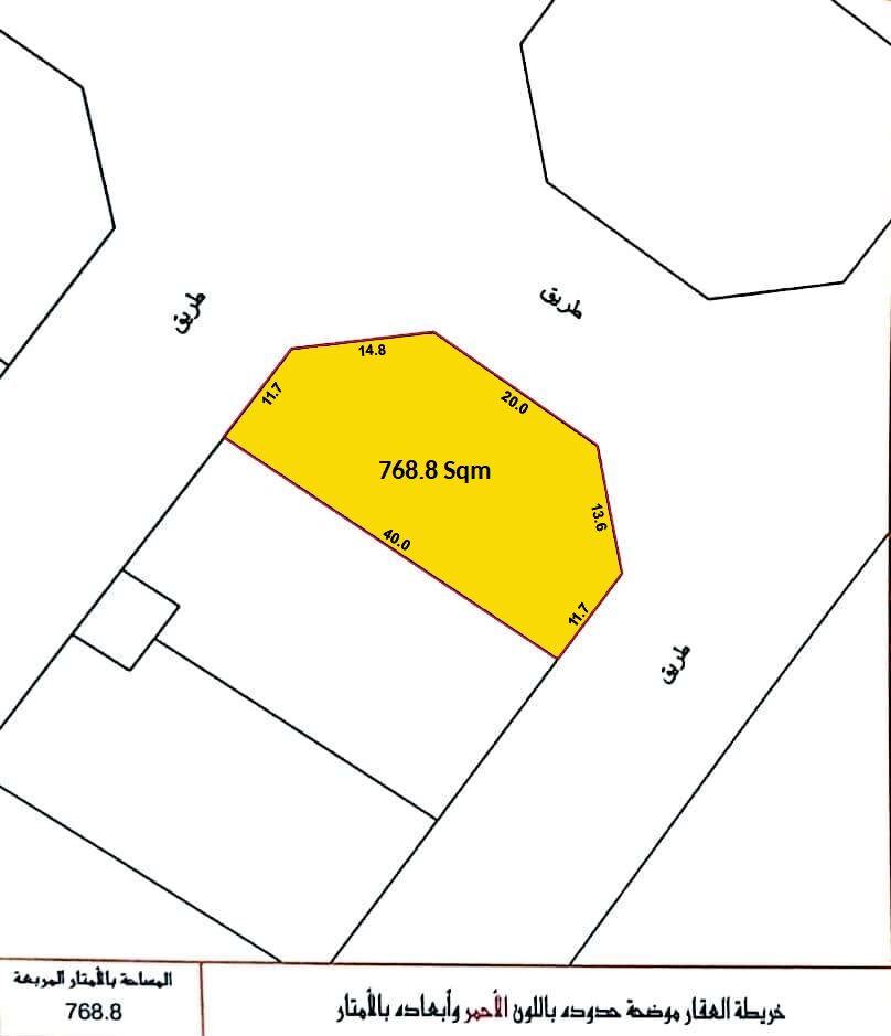 Busaiteen, Commercial Plots, BHD 215000,  769 Sq. Meter,  B3 Mixed-Use Land For Sale In Busaiteen - BD 26/- Per Foot