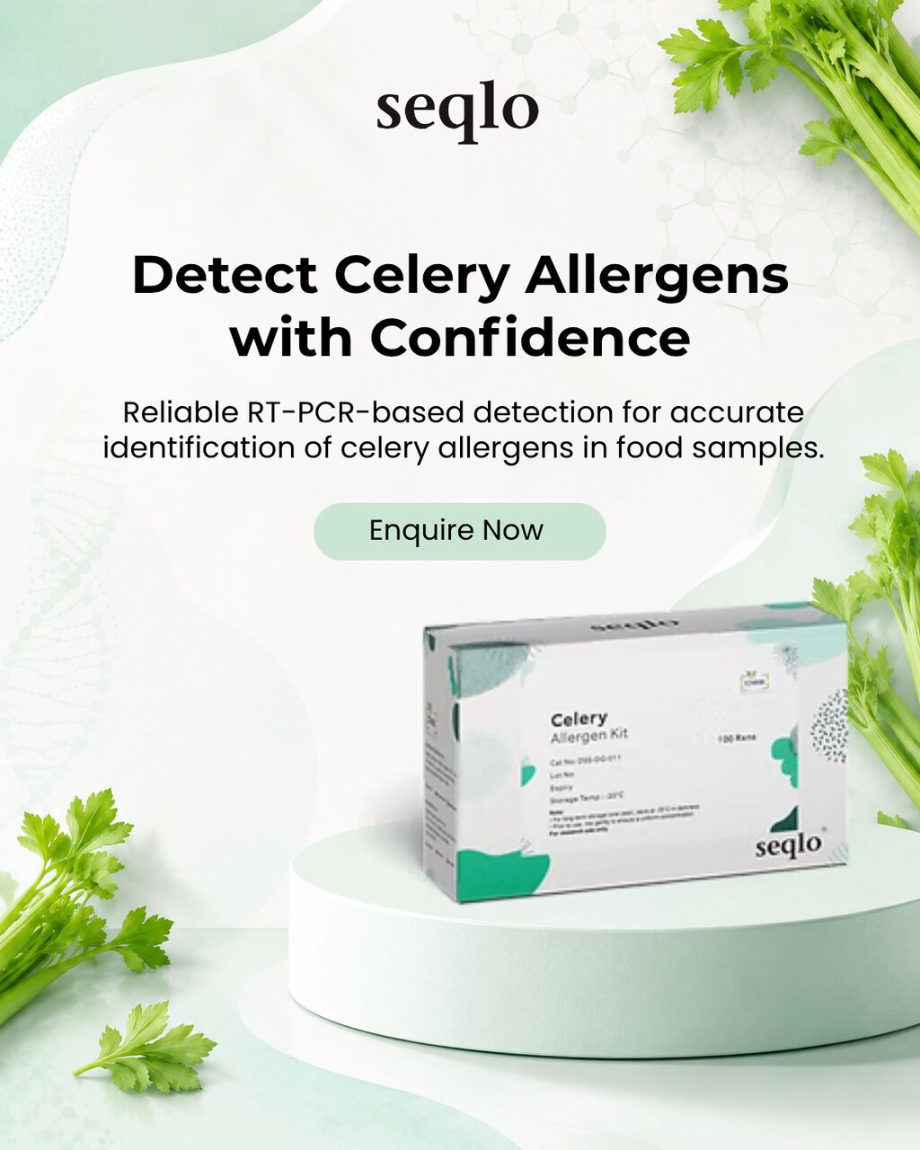 New Delhi, Food, Celery PCR Kit | Fast, Accurate Allergen Test