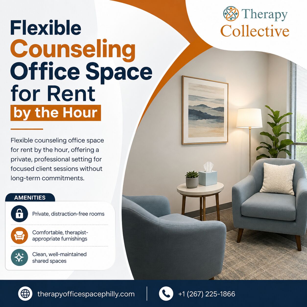 New York, Business, Flexible And Professional Counseling Office Space Available