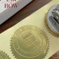INR 399,  Buy Premium Quality Plain Scallop Edge Emboss Cards | Ink N Bow