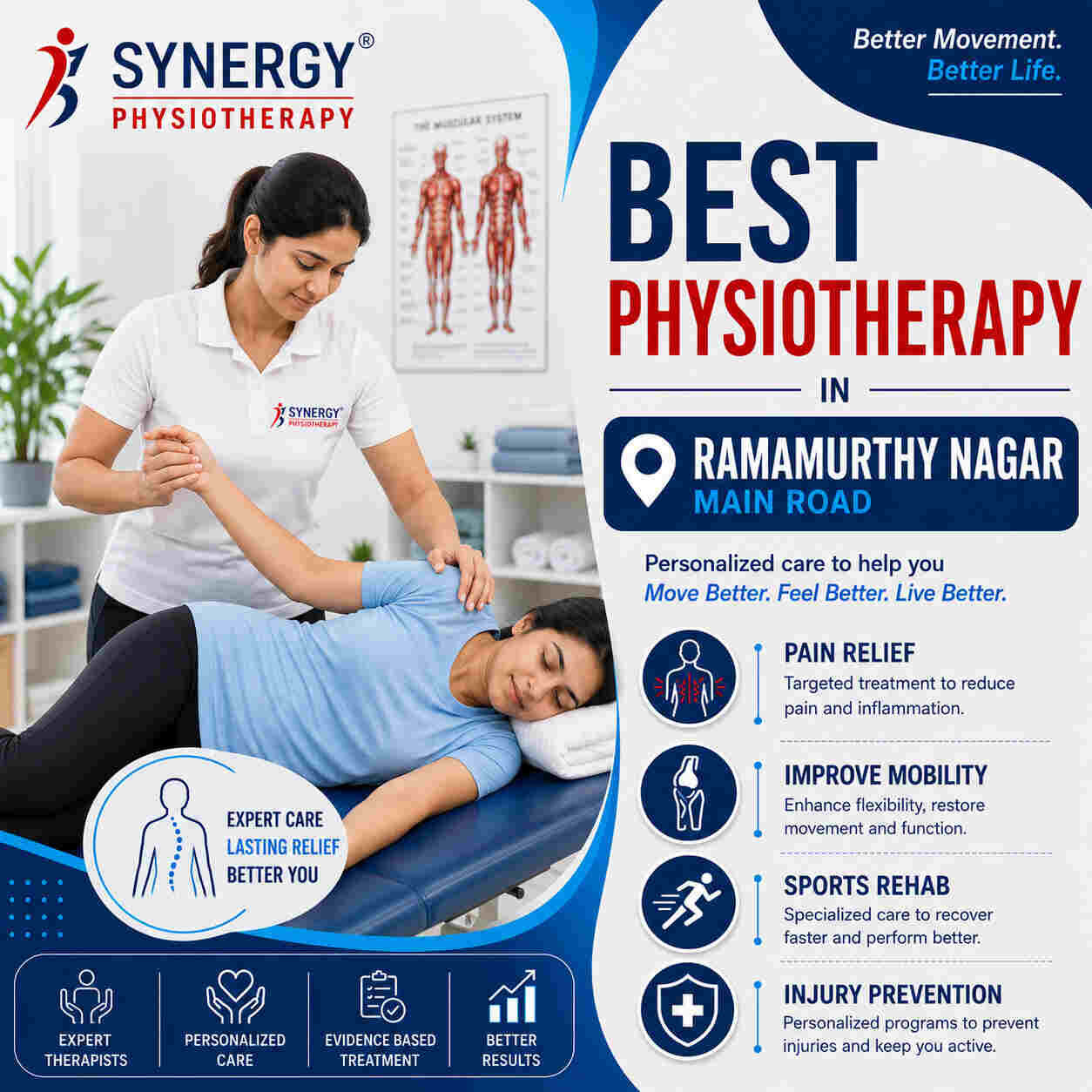 Bangalore, Health, Best Physiotherapy Clinic In Ramamurthy Nagar Main Road