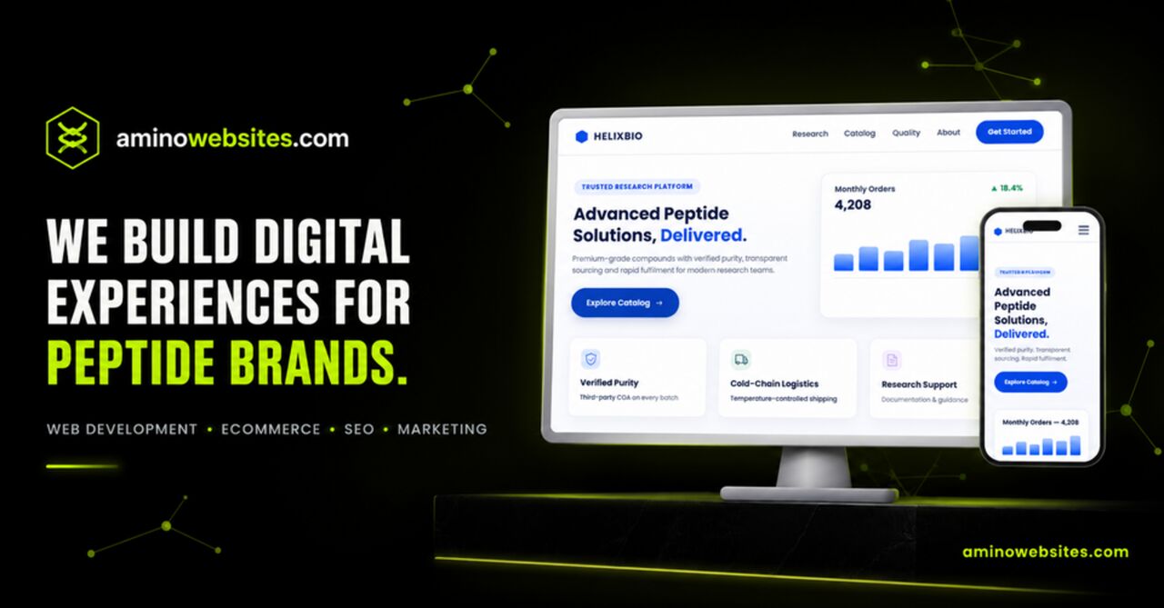 Sydney, Marketing, Peptide Marketing Agency | AminoWebsites