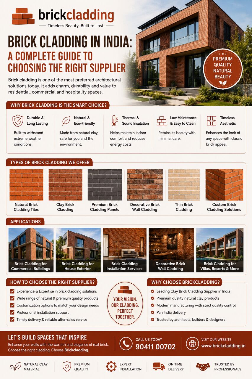 Mumbai, Construction, Brick Cladding Tiles For Sale