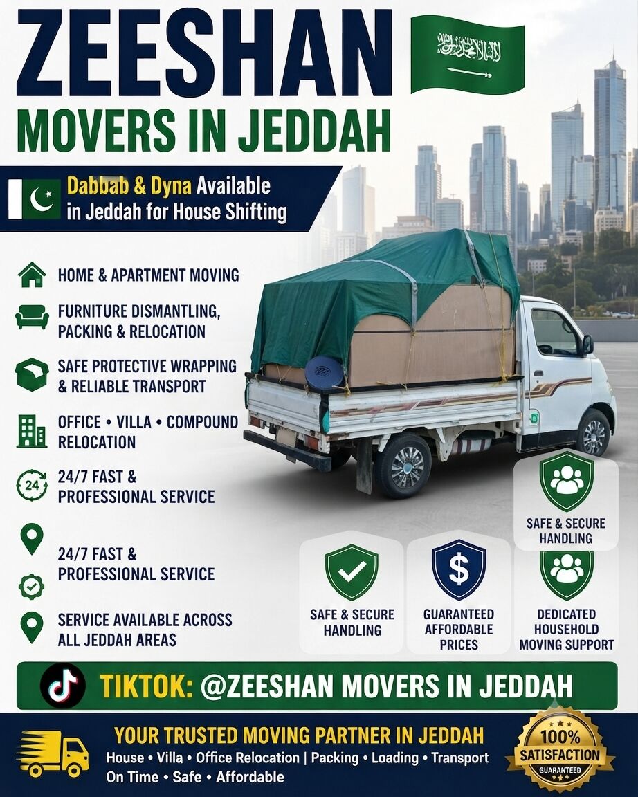 Jeddah, Labor/Moving, Dabbab  Dyna Available For House  Office 🇸🇦 Packing Material Shif