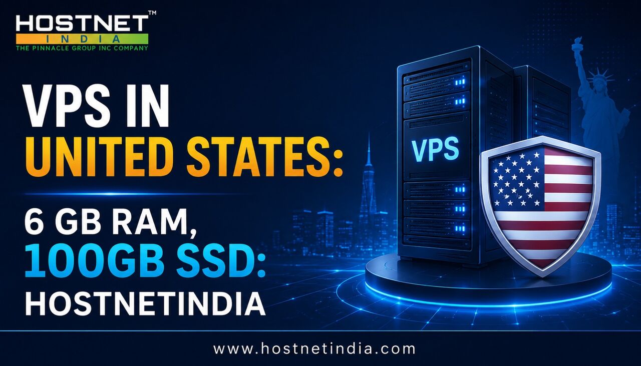 New York, Technical, VPS In United States: 6 GB RAM, 100GB SSD: Hostnetindia