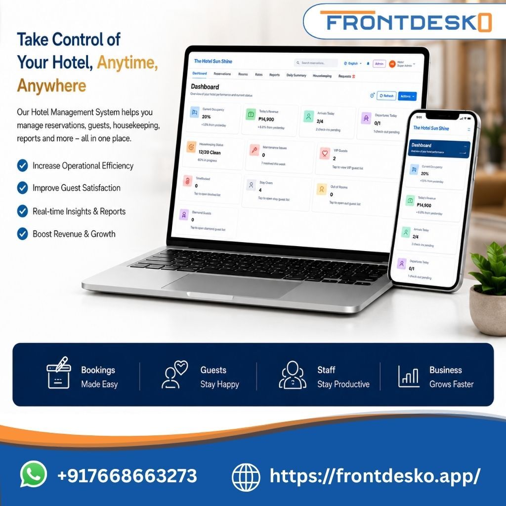 New Delhi, Business, Top Strategies To Simplify Hotel Operations And Increase Revenue With Frontdesko