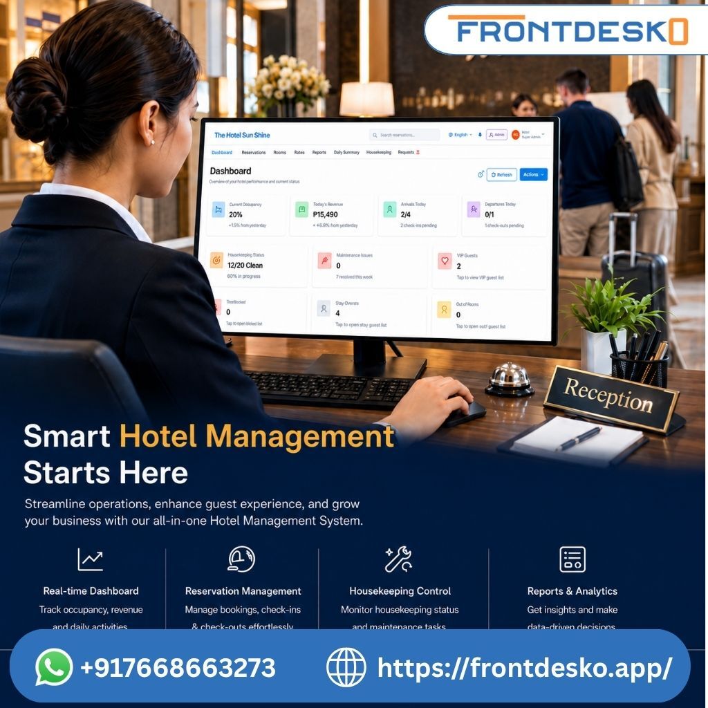 New Delhi, Business, Top Strategies To Simplify Hotel Operations And Increase Revenue With Frontdesko