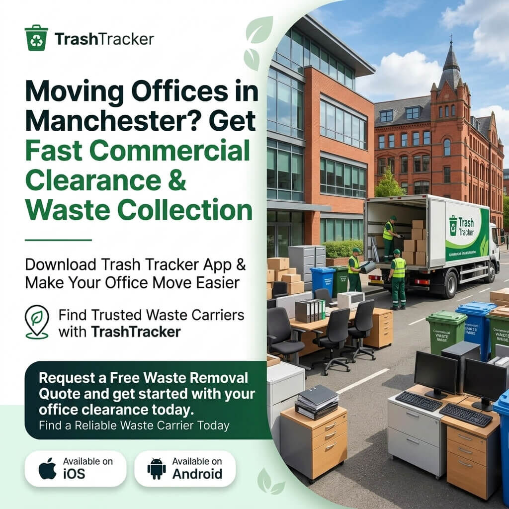 Birmingham, Recycling, Moving Offices In Manchester? Get Fast Commercial Clearance & Waste Collection