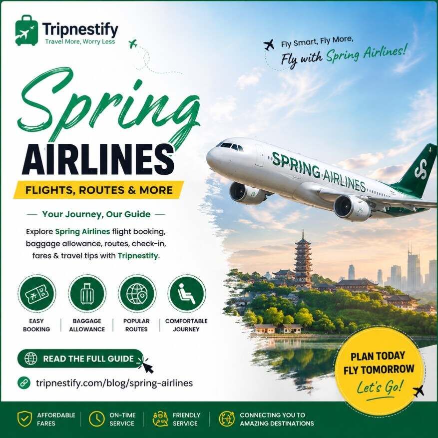 New Delhi, Travel, Spring Airlines: Flights, Baggage, Routes & Booking Guide | Tripnestify