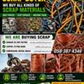 WE BUY ALL TYPES OF METAL SCRAP Iron Wire Copper Cable Aluminum Used Batteries Air-conditi