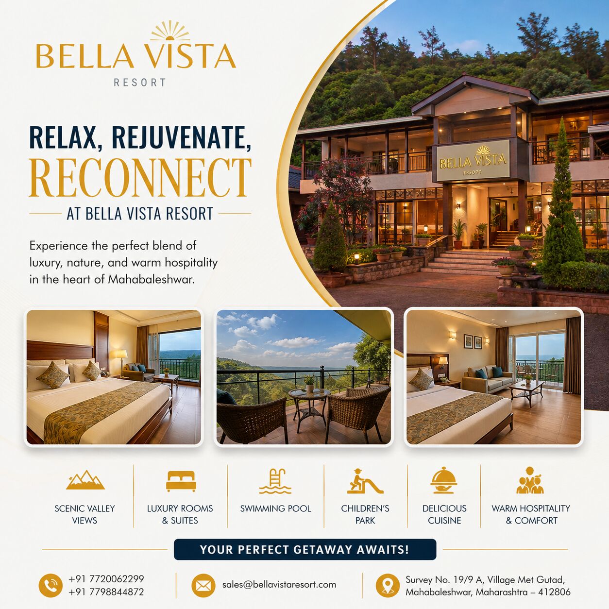 Mumbai, Restaurants, Orchid Wing At Bella Vista Resort &ndash; Luxury Stay In Mahabaleshwar