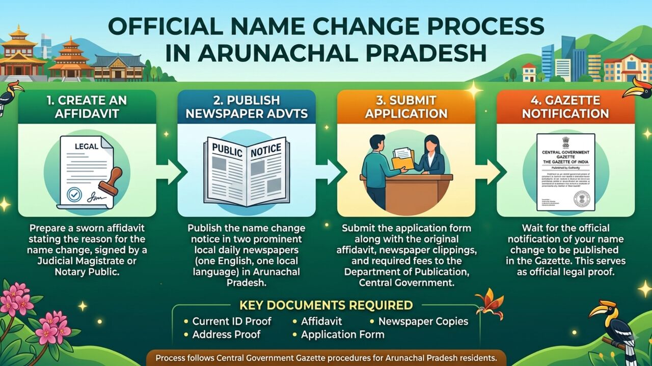 New Delhi, Legal, Gazette Name Change In Arunachal Pradesh &ndash; Professional Legal Services | Vakil India
