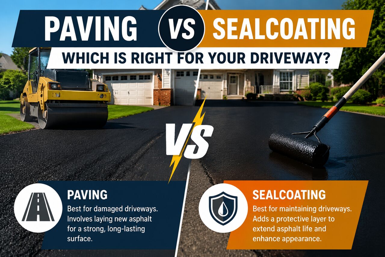 New York, Construction, Paving Vs Sealcoating: Which Is Right For Your Driveway?