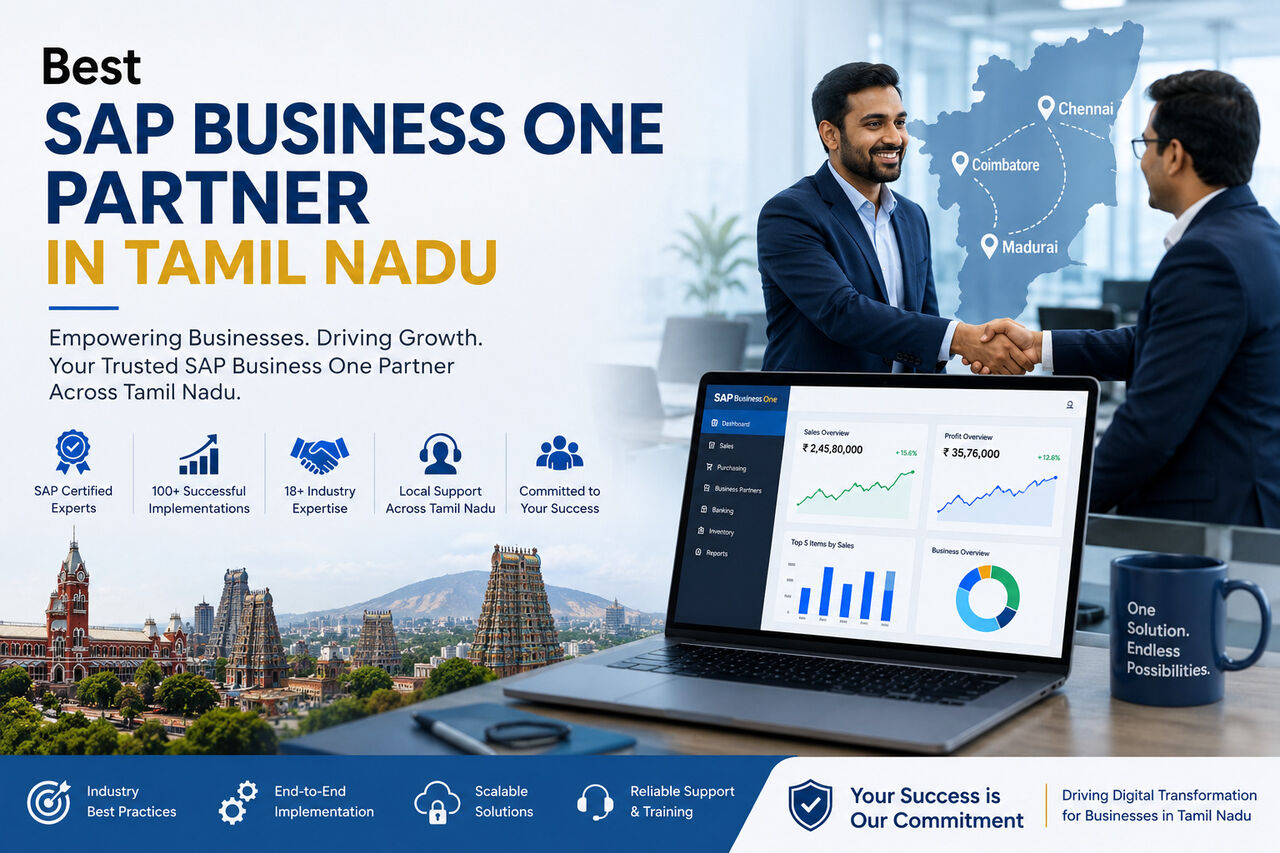 Chennai, Business, Best SAP Business One Partner In Tamil Nadu