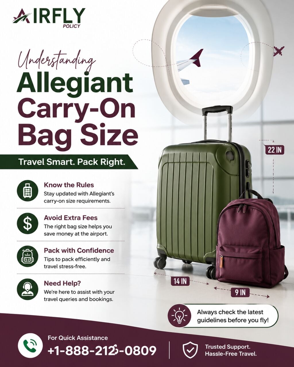 New York, Travel, Allegiant Carry-On Bag Size Rules Explained &ndash; Call +1-888-212-0809