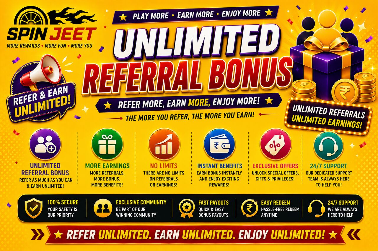 Mumbai, Sports, Spinjeet Unlimited Referral Bonus &ndash; Explore The Value Of Referrals