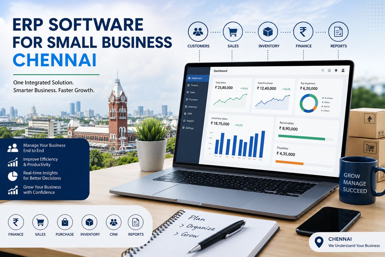 Chennai, Business, ERP Software For Small Business Chennai