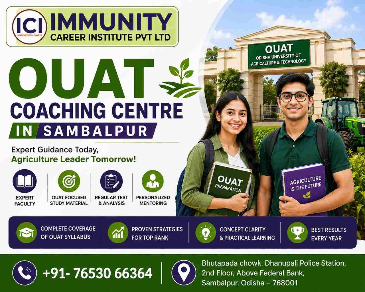Mumbai, Creative, Quality OUAT Coaching Centre In Sambalpur | Immunity Career Institute