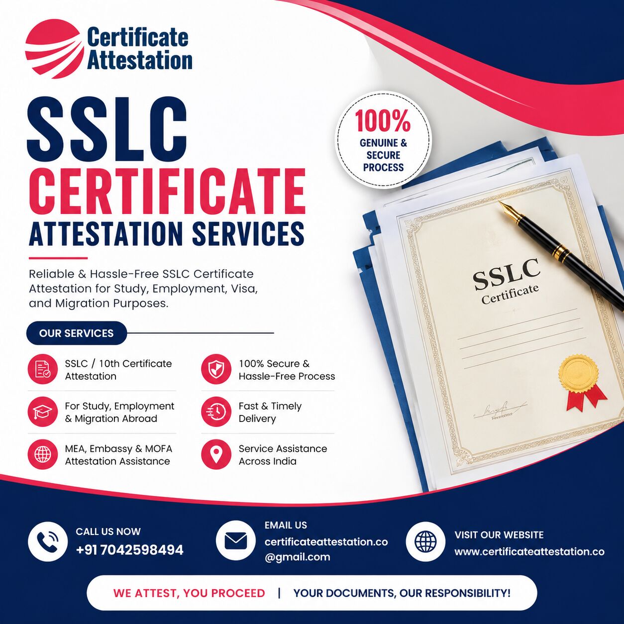 Mumbai, Legal, SSLC Certificate Attestation Services &ndash; Fast & Reliable