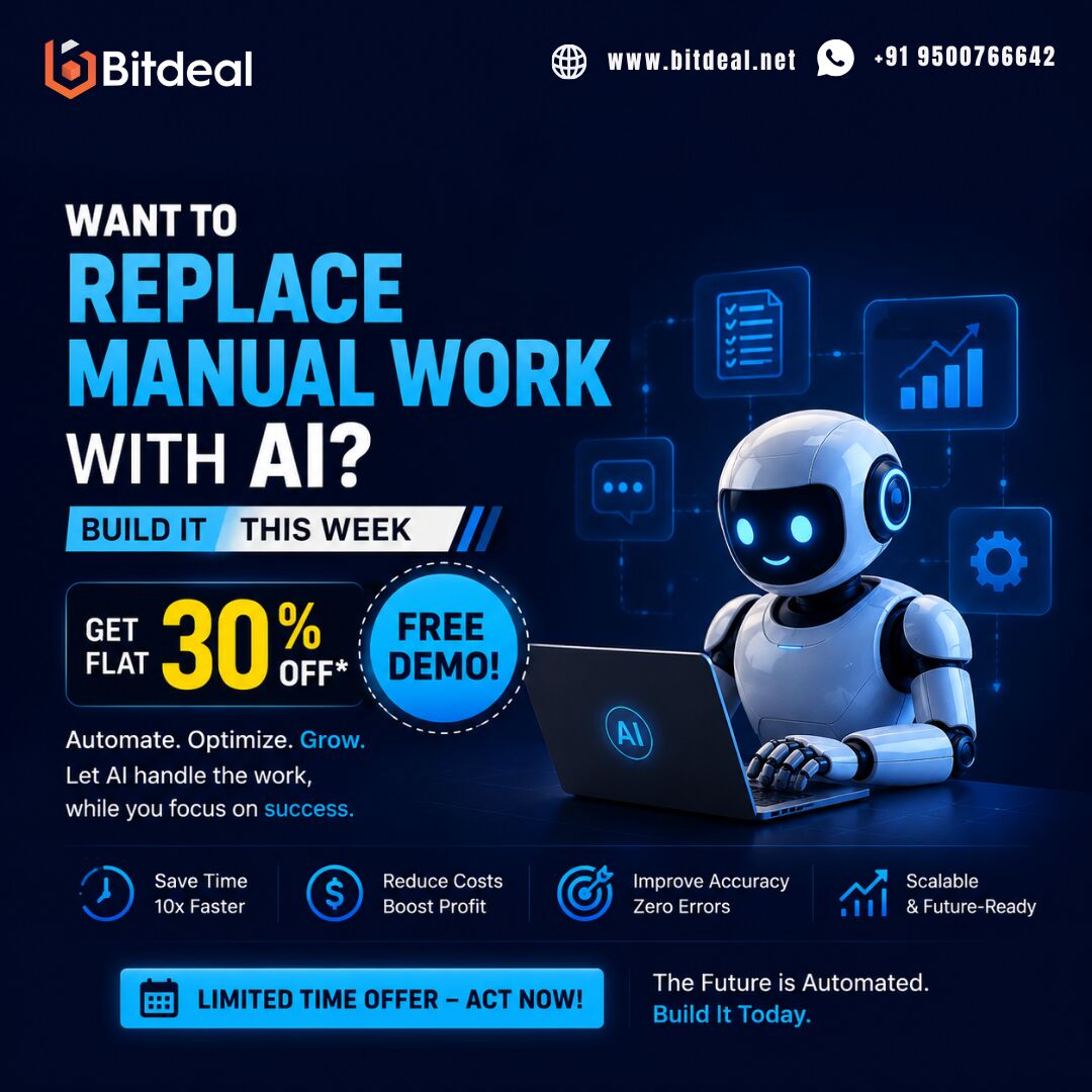 Dubai, Business, Want To Replace Manual Work With AI? Build It This Week - FREE Demo!