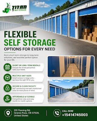 New York, Real Estate, Secure Self Storage Unit In Grants Pass For Easy Storage
