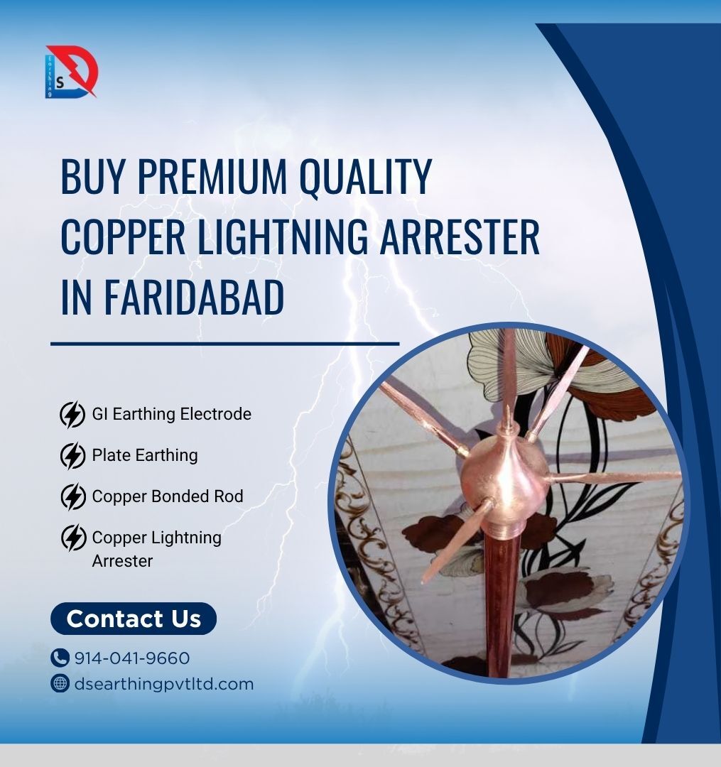 Faridabad, Wholesale Products, Copper Lightning Arrester Manufacturer In Faridabad