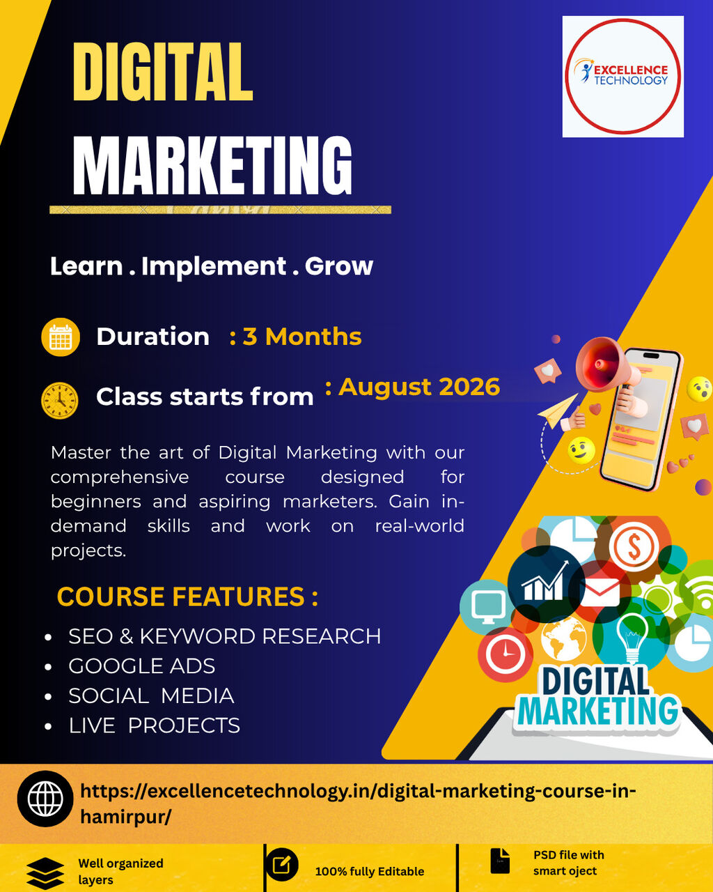 Mumbai, Lessons Offered, Digital Marketing