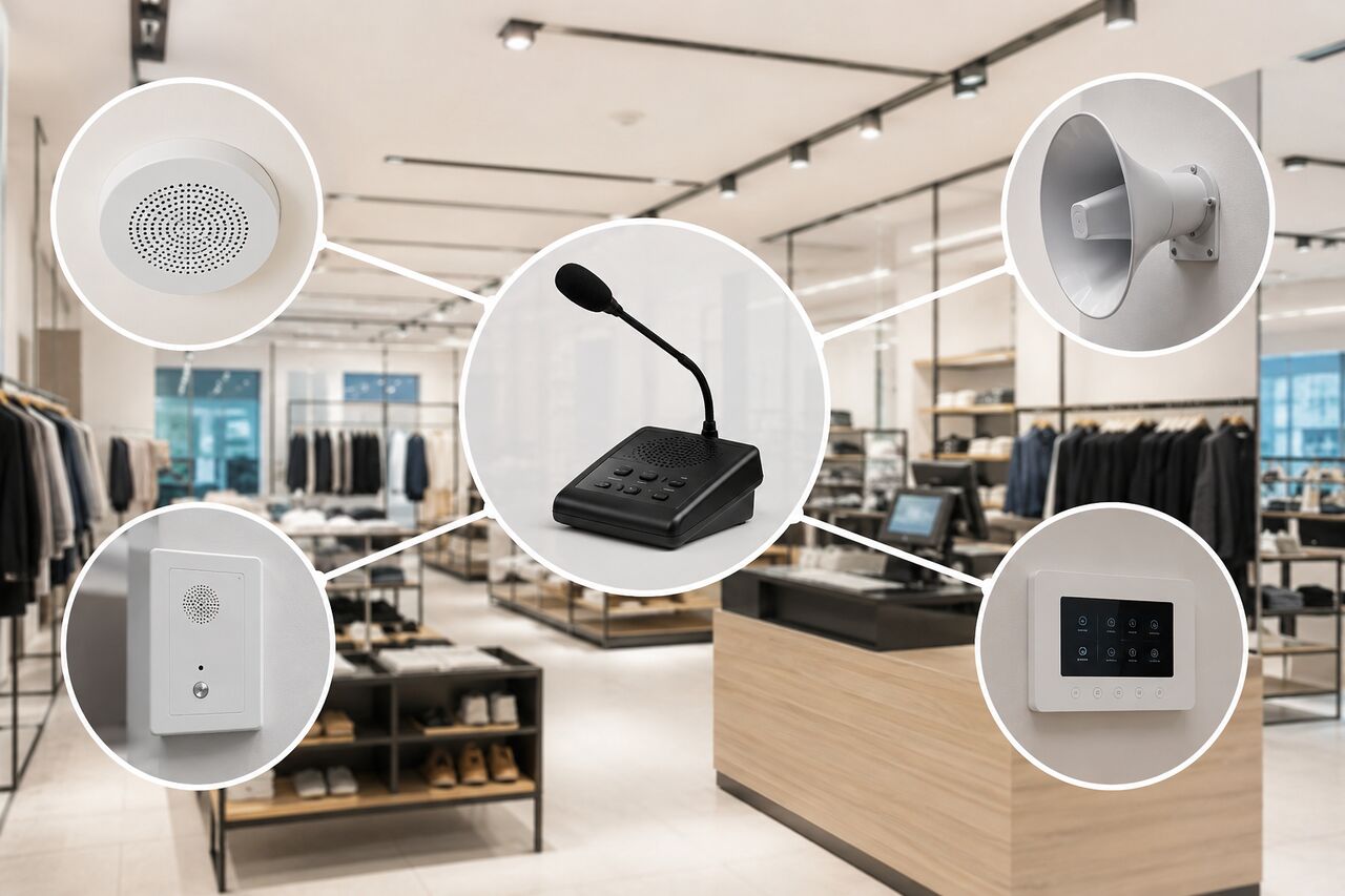 New York, Electronics, Retail Store Communication System | Apex American Audio