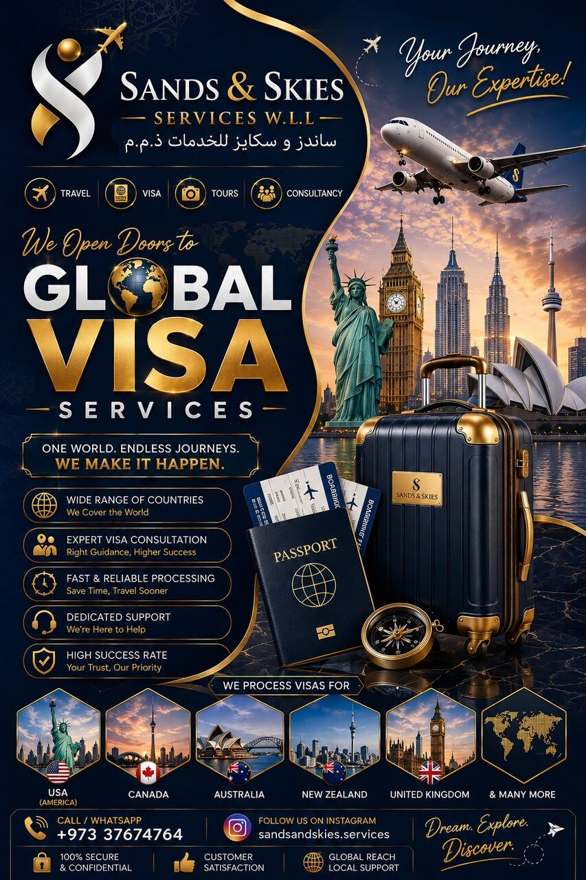 Manama, Marketing, 📑 PROFESSIONAL VISA APPLICATION ASSISTANCE