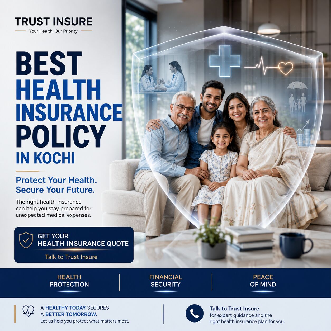 Kochi, Business, Best Health Insurance Policy In Kochi | Trust Insure