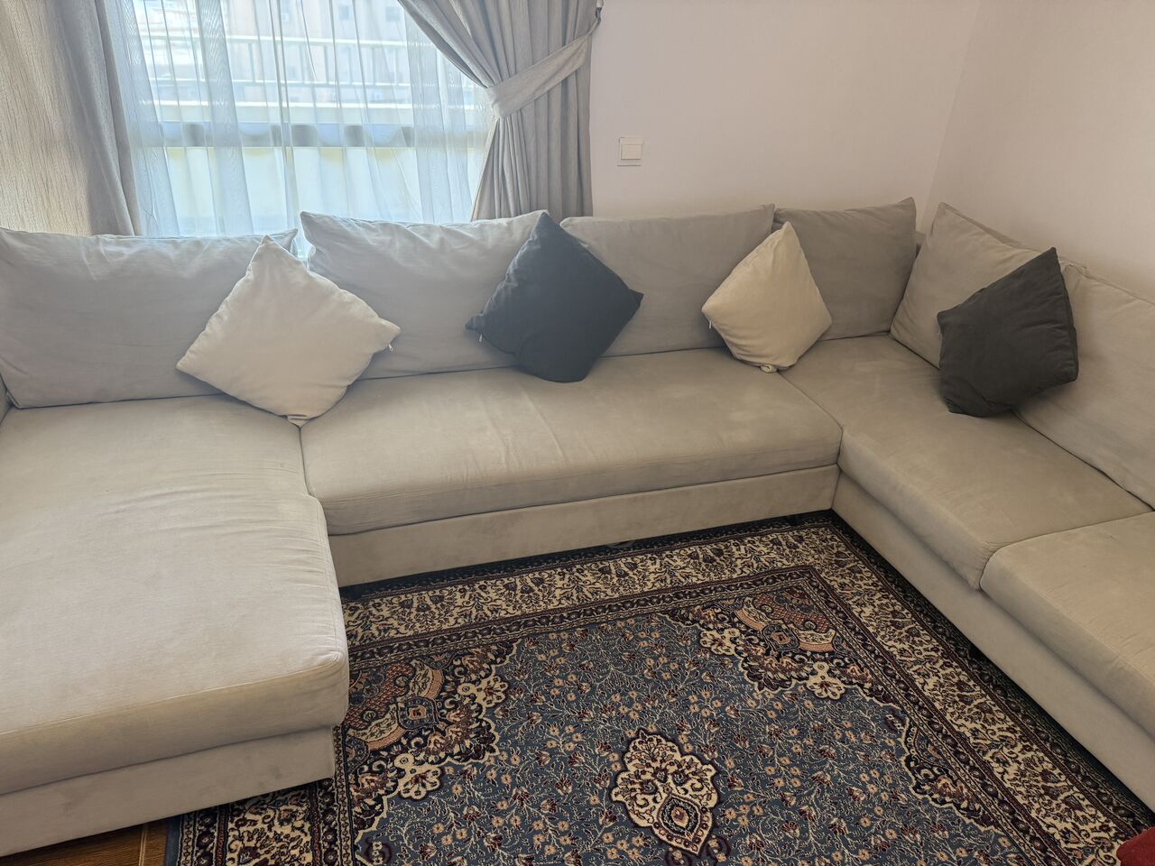 Riyadh, Furniture, SAR 1000,  U-Shaped Sofa &ndash; Modern Homes | Only SAR 1,000