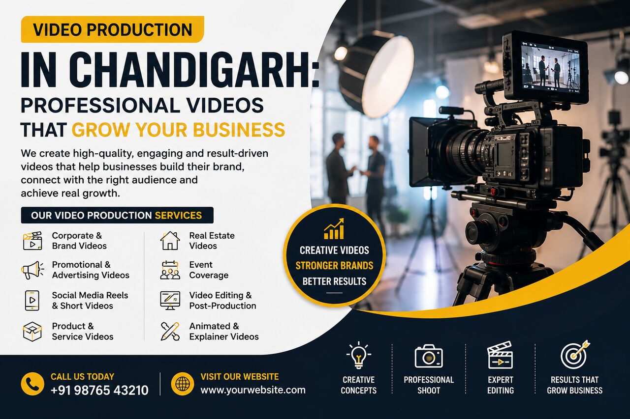 Chandigarh, Marketing, Video Production In Chandigarh: Professional Videos That Grow Your Business