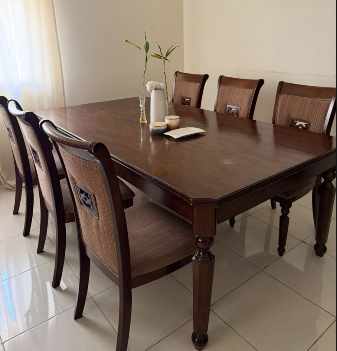 Makkah, Furniture, SAR 650,  Big Dining Table With 6 Chairs