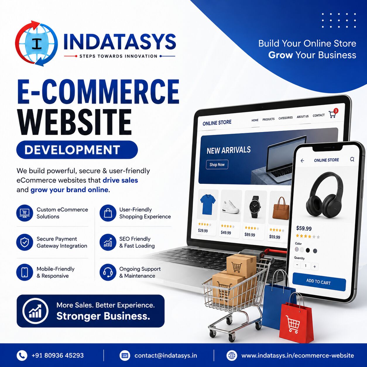 Bhubaneswar, Software Development, E-Commerce Website Development Services | Indatasys