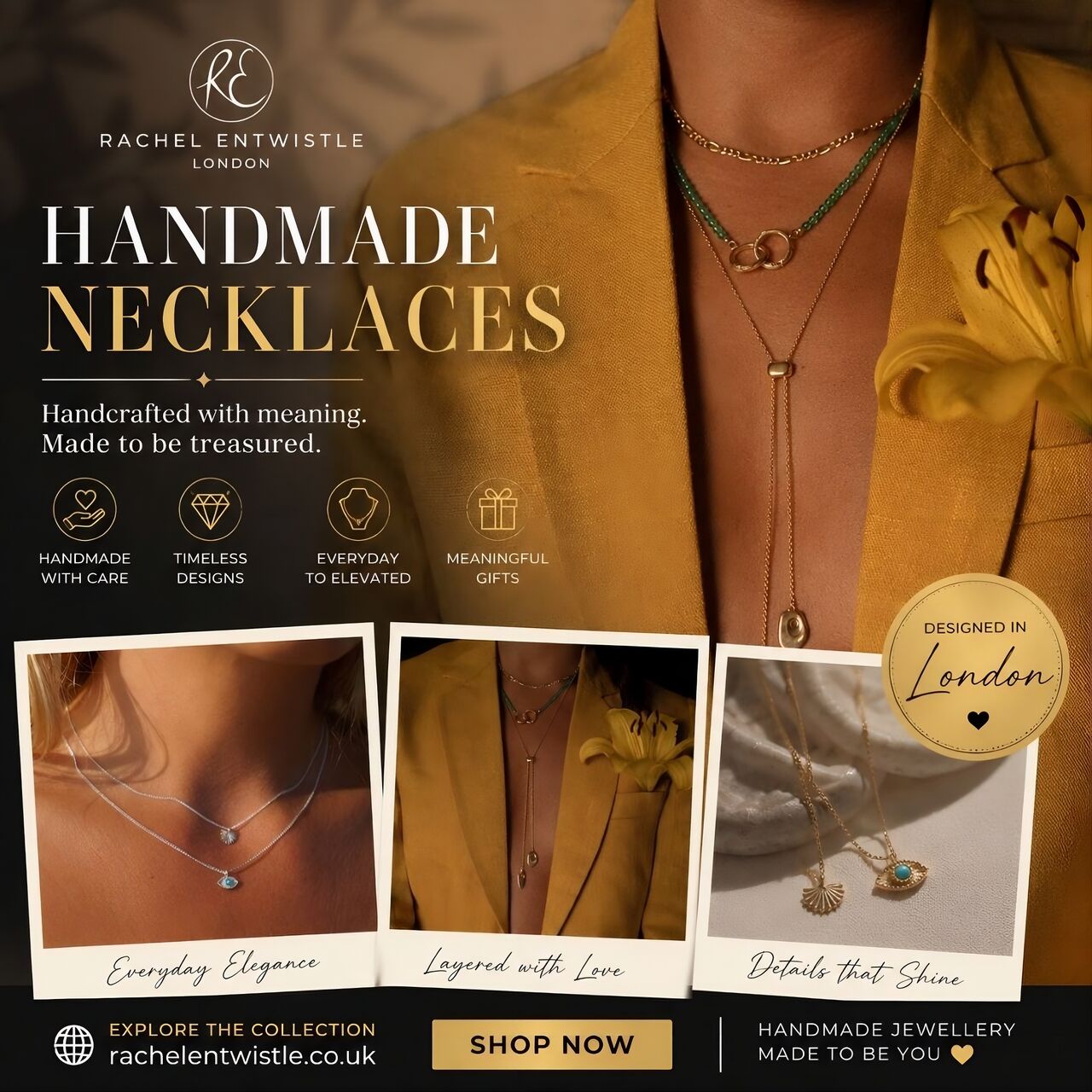 London, Jewelry, GBP 95,  Shop Handmade Necklaces For Timeless And Individual Style