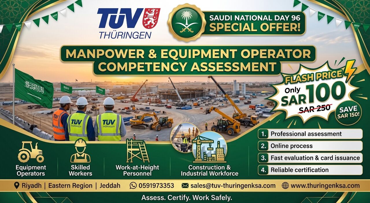 Riyadh, Heavy Equipment, SAR 100,  TUV Offers For NATIONAL DAY