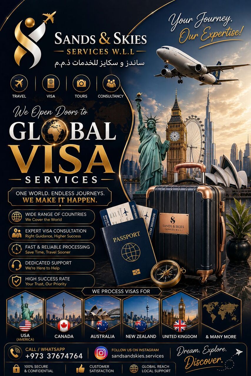 Manama, Marketing, GLOBAL VISA ASSISTANCE &mdash; PROFESSIONAL SUPPORT, EVERY STEP