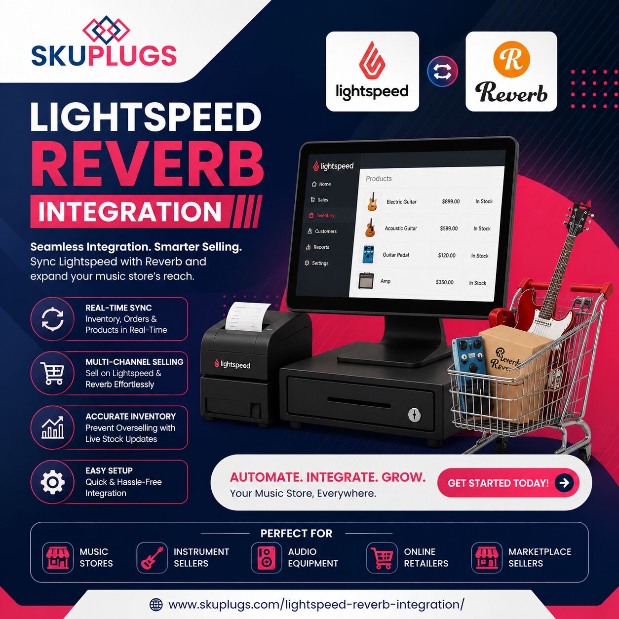 New York, Business, Lightspeed Reverb Integration | SKUPlugs