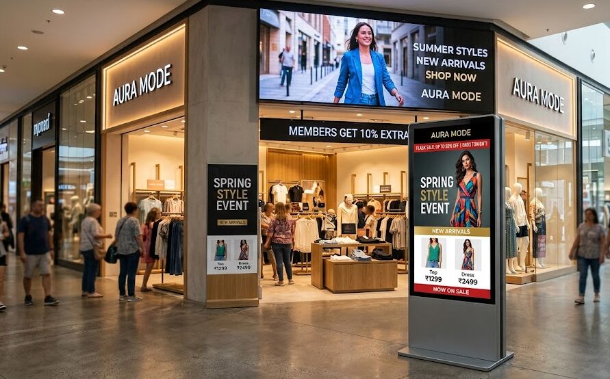 Dwarka, Business, Digital Signage For Retail Stores | Streampurple