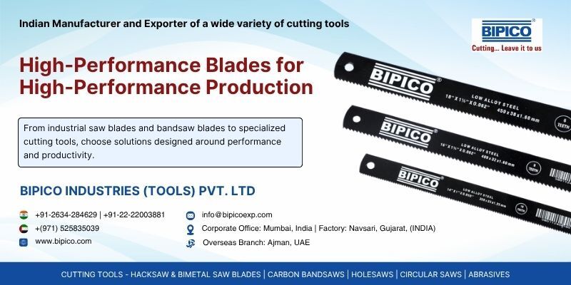 Mumbai, Tools, High-Performance Blades For High-Performance Production