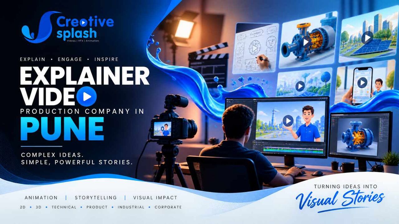 Pune, Creative, Explainer Video Production Company In Pune | Creative Splash