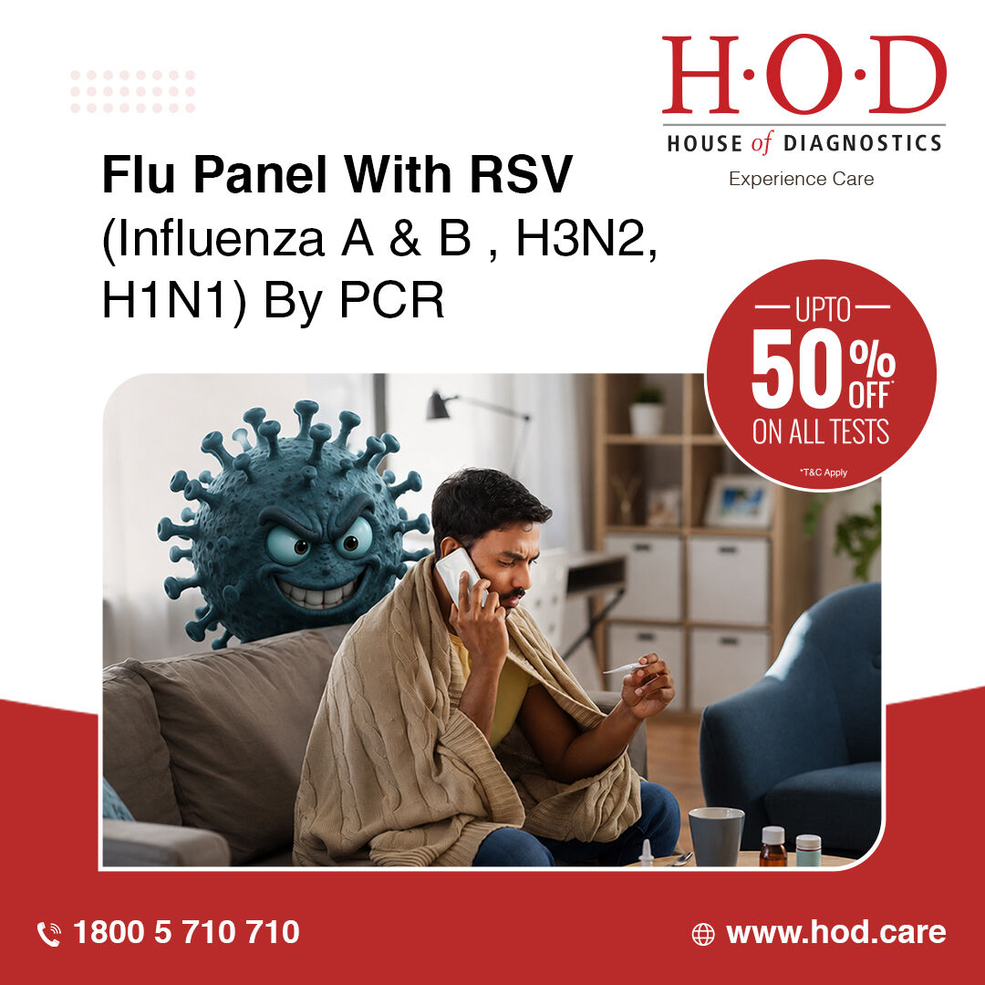 New Delhi, Health & Beauty Items, INR 4499,  Influenza Panel Test: Understanding Flu Virus Detection
