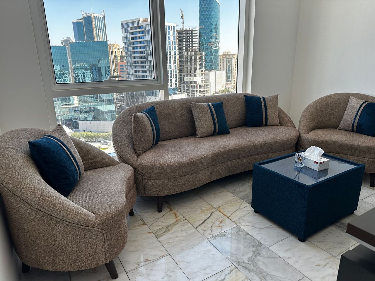 Al Seef, Offices, BHD 600,  92 Sq. Meter,  Modern Fully Furnished Office For Rent In Seef