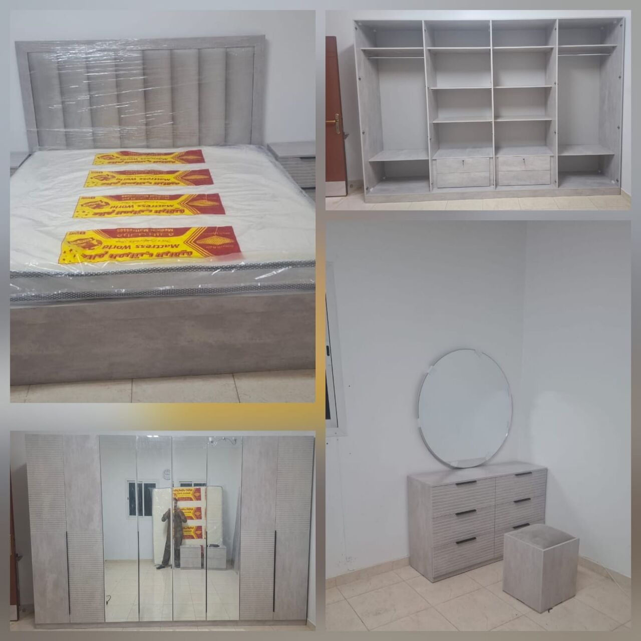 Al Qadisiyah, Furniture, SAR 11,  New Bedroom Set Sale Online Home Devlree